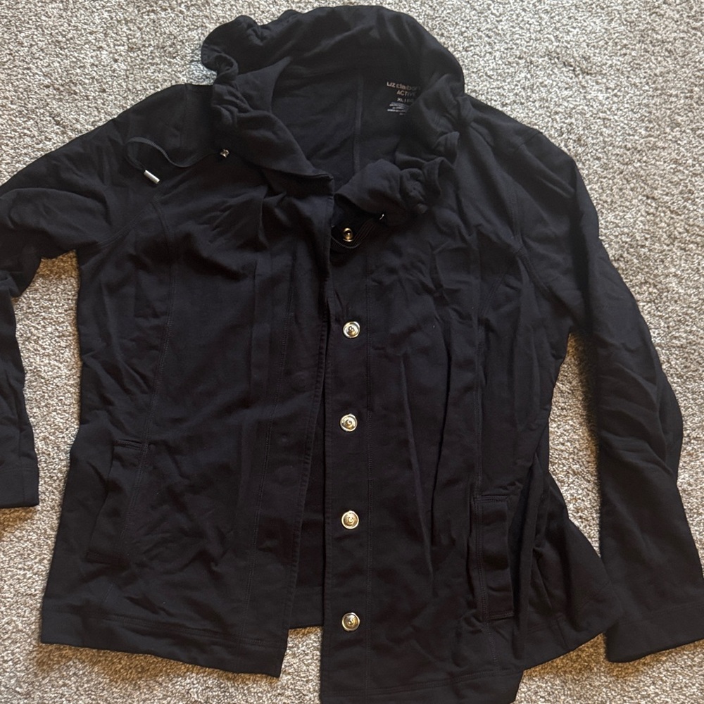 Liz Claiborne Active Black Hoodie